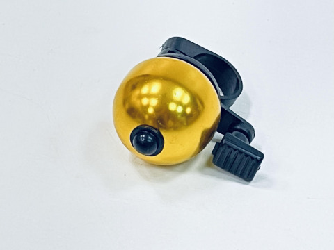 Звонок механический L-D-16 черно-золотой, код 41535