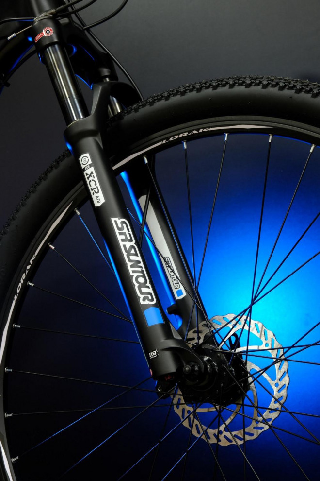 LORAK Sel 9780 Матовый Чёрный/Белый рама 21 (на рост 183-190)