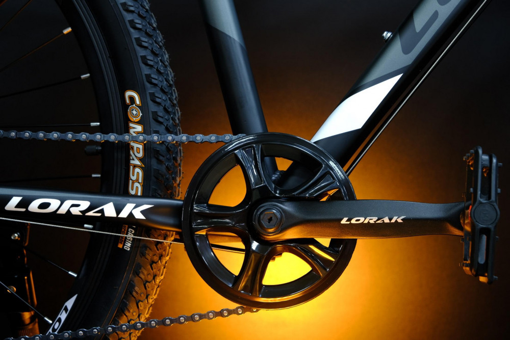 LORAK Safe 27,5 Prom Матовый Чёрный/Белый 19р (на рост 171-182)