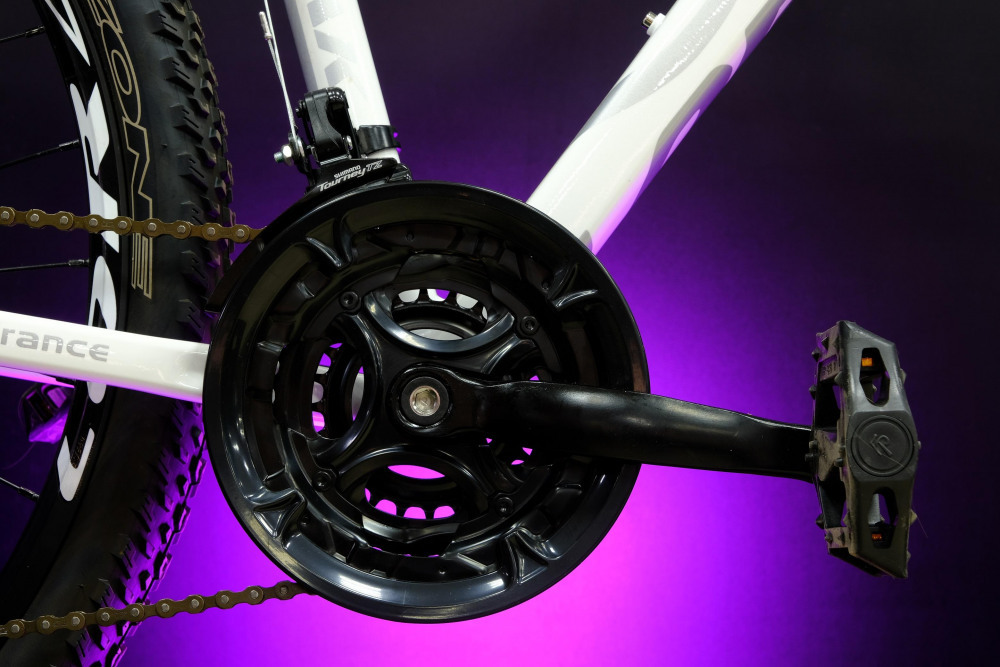 Lorak Glory 100 HD 27.5 Белый/Фиолетовый рама 17 (на рост 155-173)