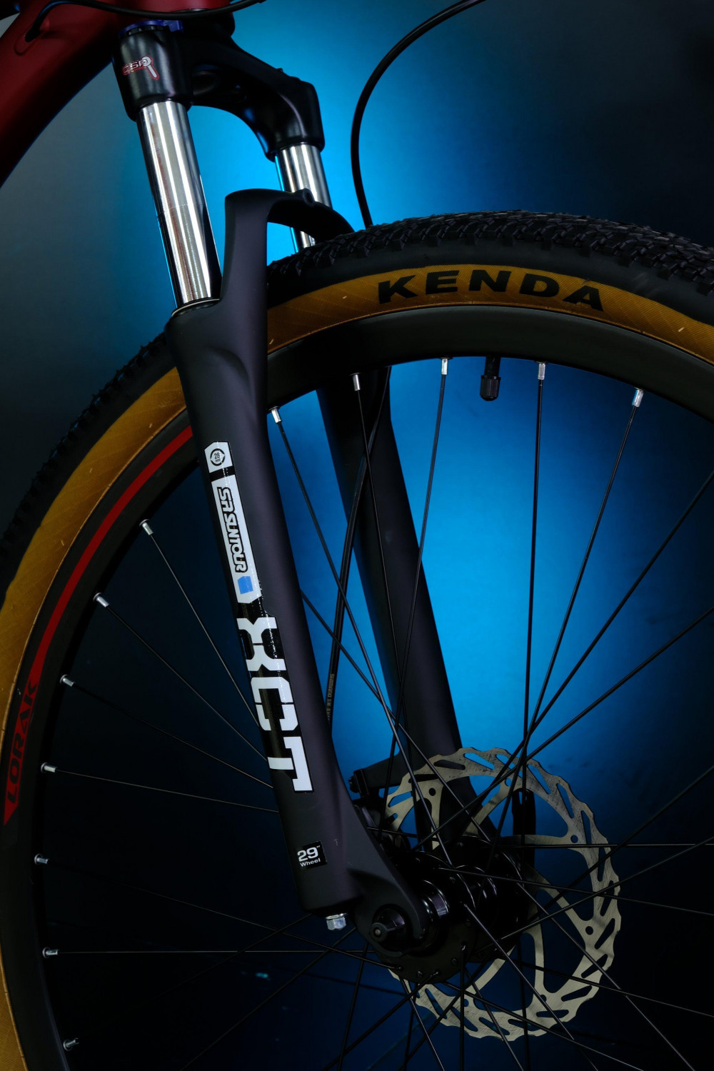 LORAK Sel 9300 Матовый Красный/Серый 18р (на рост 163-179)