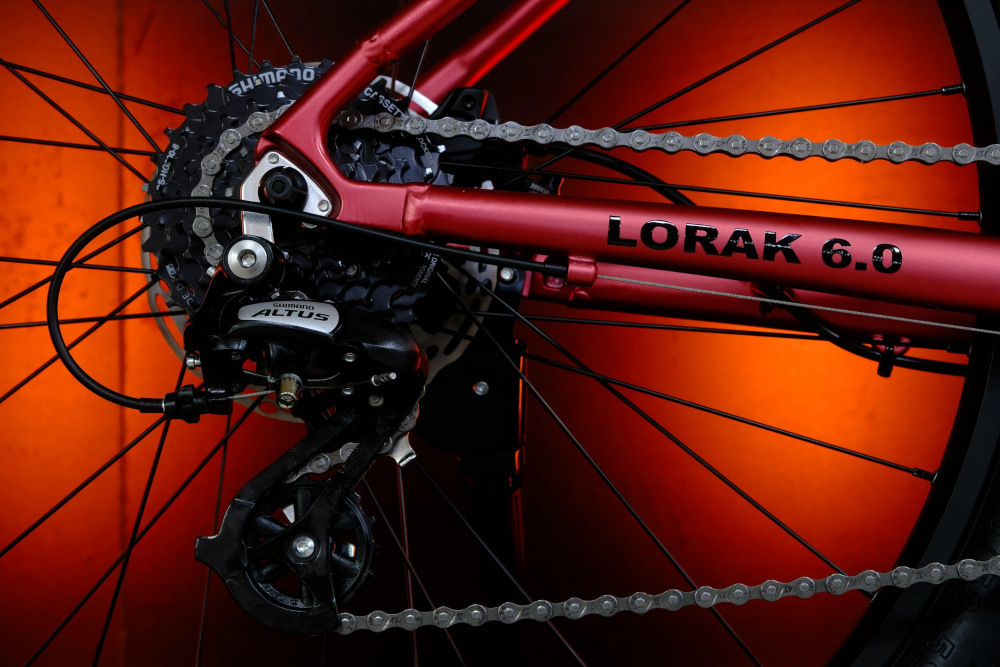 LORAK 6.0 8 sp Матовый Серый/Оранжевый 21р (на рост 183-190)